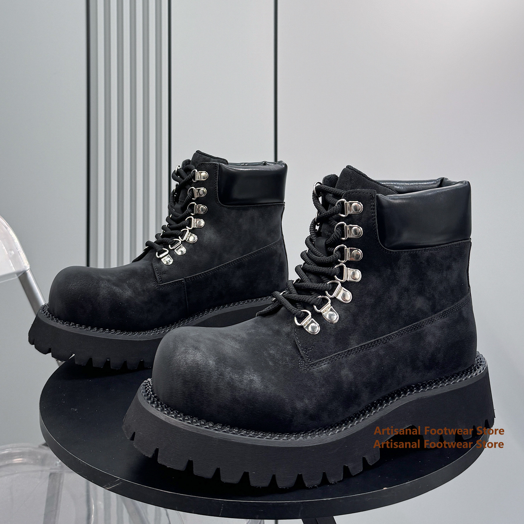 Thick-Soled High Top Men's Boo - Men'S Shoes To Increase Height avaliação e preço