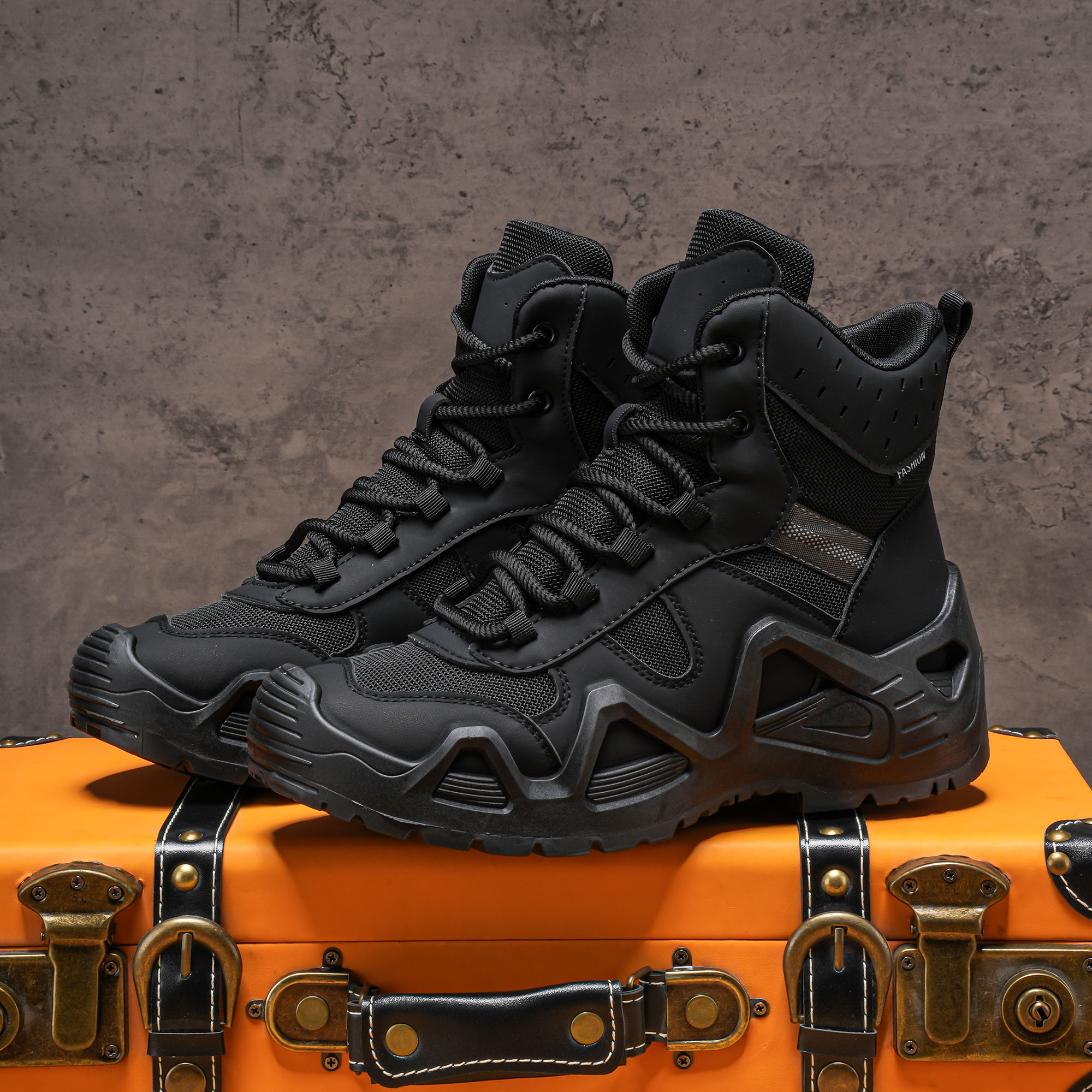 Men's high top boots, hiking b - Men Shoes Everyday avaliação e preço