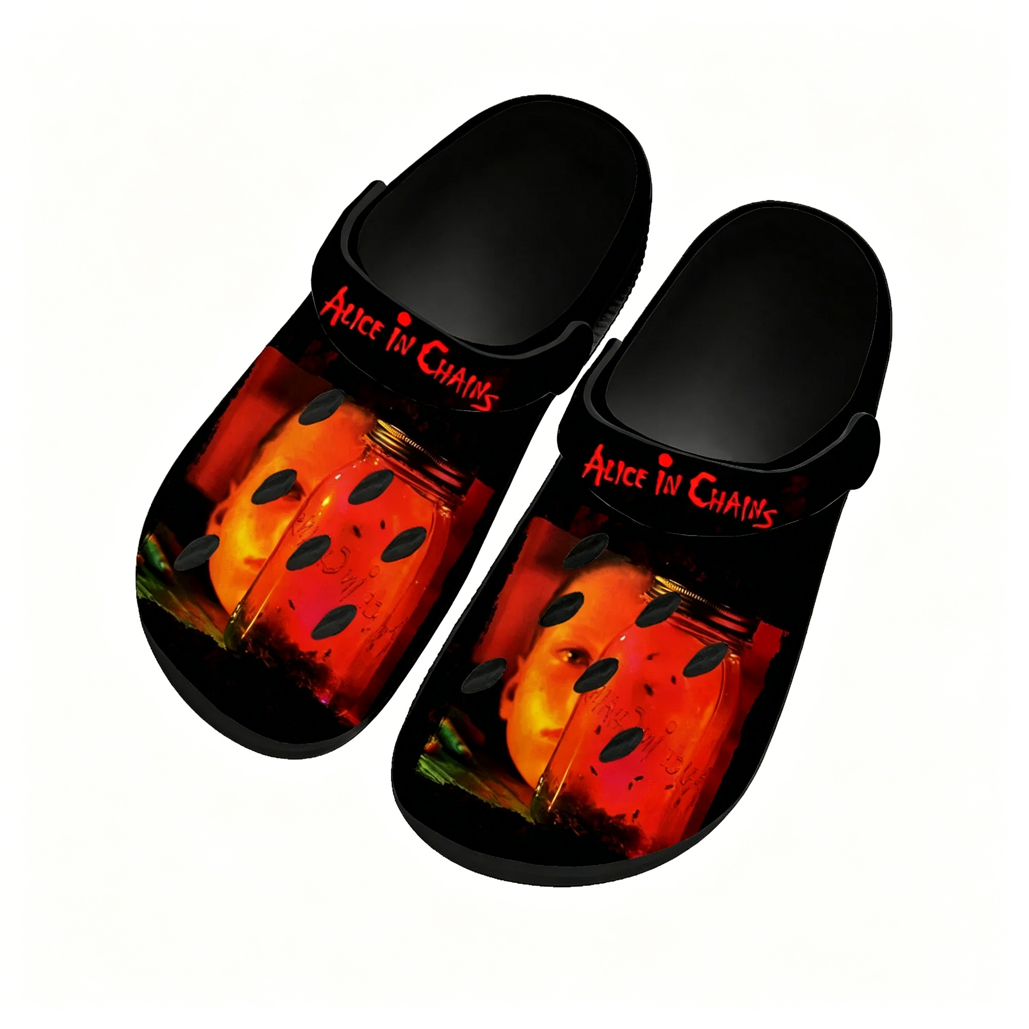 Alice in Chains Band Water Sho - Men Shoes Black avaliação e preço