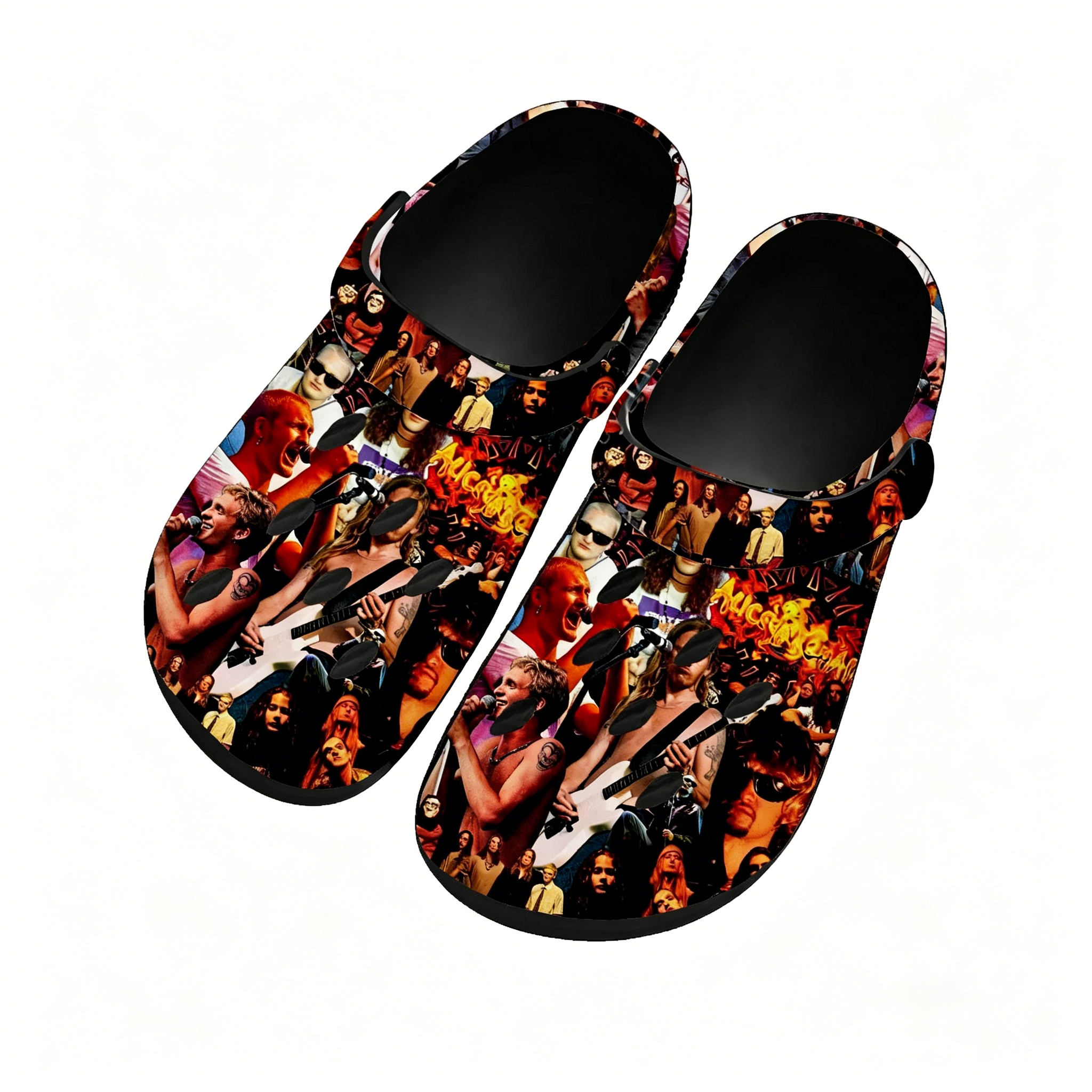 Alice in Chains Band Water Sho - Men Shoes Black avaliação e preço