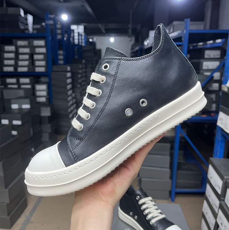 Men Casual Shoes Low Top Genui - Men Shoes Velcro avaliação e preço