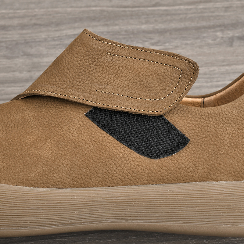 Men's 2026 New Casual Loafers  - Men Shoes Velcro avaliação e preço