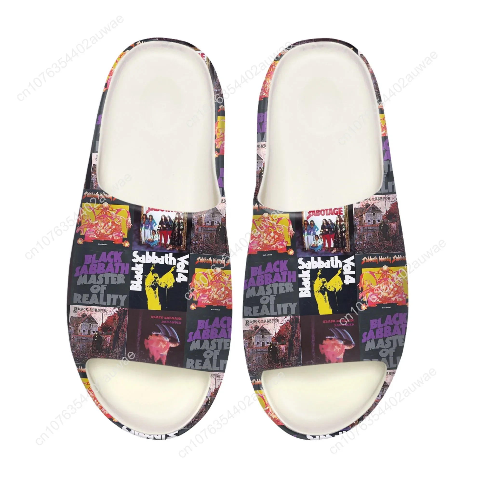 Black Heavy Metal Band Sabbath - Men Shoes Black avaliação e preço