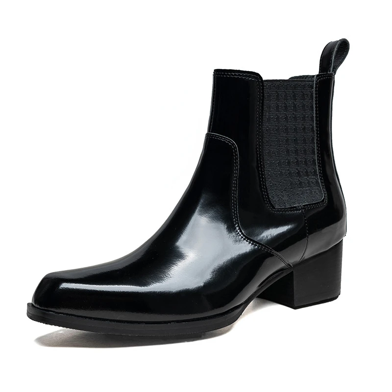 Luxury Patent Leather Mens Ank - Men Shoes For Wedding avaliação e preço