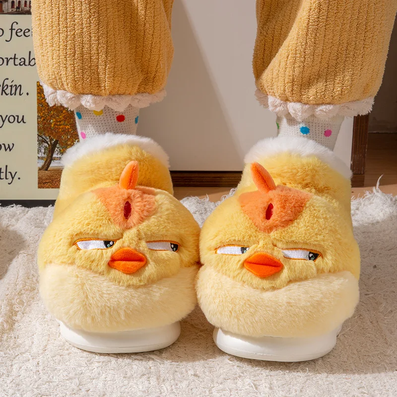 New Cute Cartoon Indoor Slippe - Men Shoes For Winter avaliação e preço