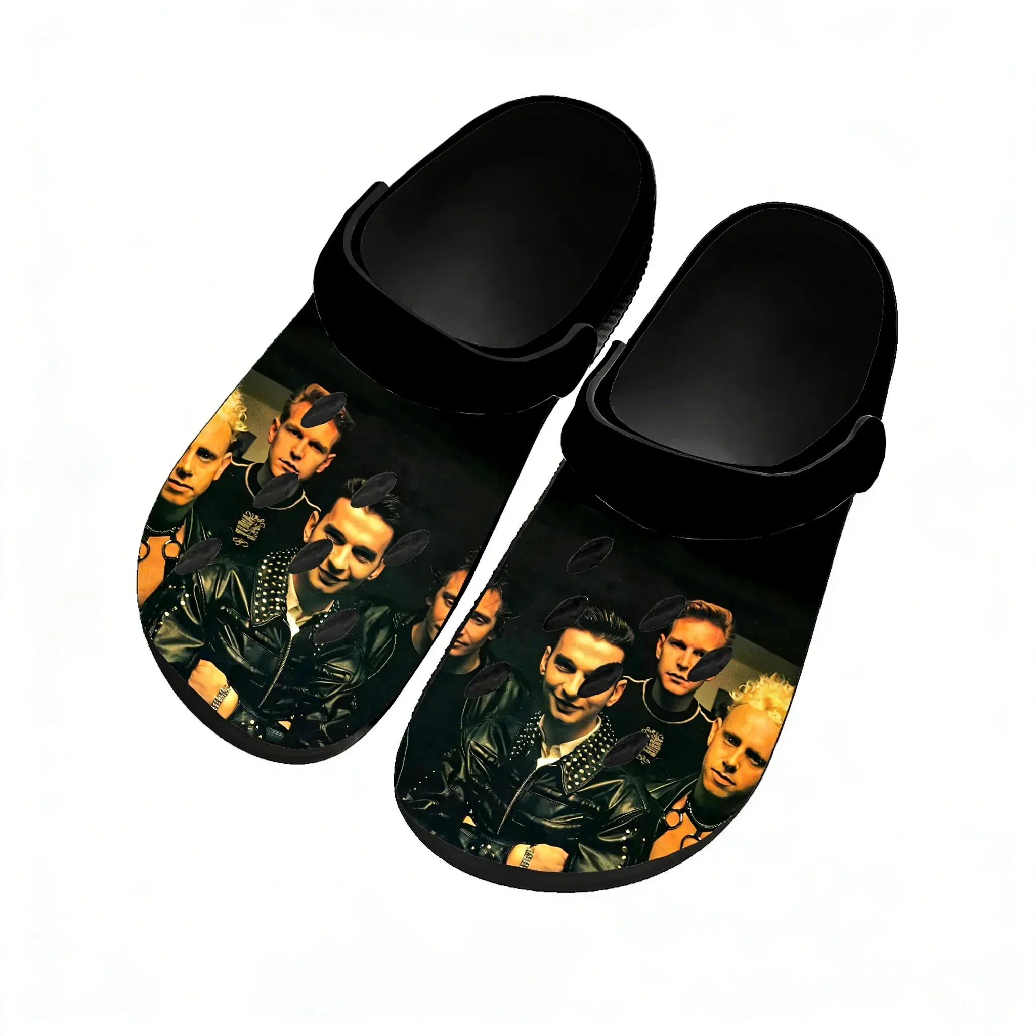 Depeche Mode Sandals Mens Wome - Men Shoes Black avaliação e preço