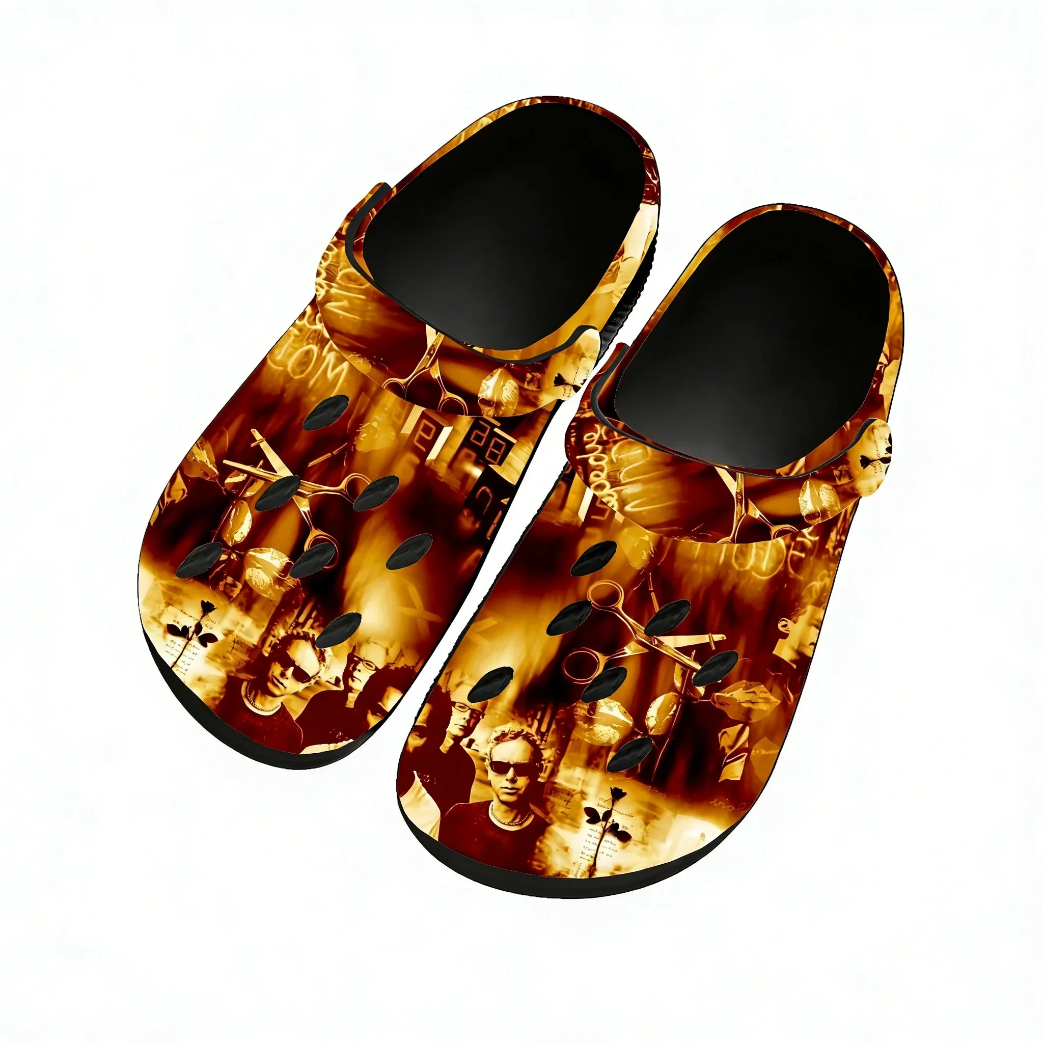 Depeche Mode Sandals Mens Wome - Men Shoes Black avaliação e preço
