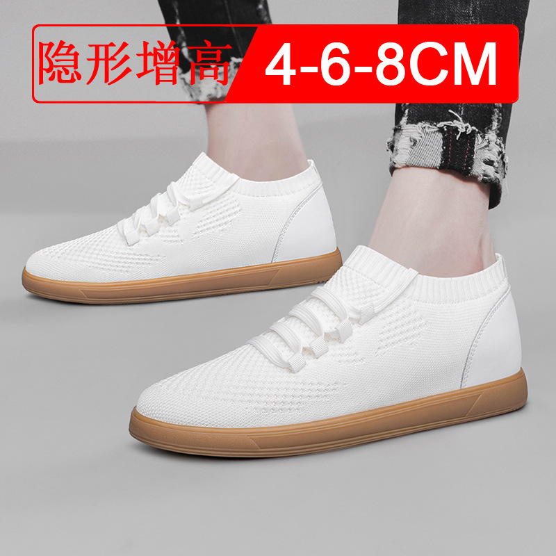 Men Big Size 37-46 Breathable  - Men'S Shoes To Increase Height avaliação e preço