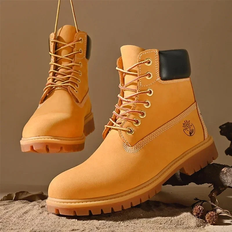 Boots Men High Top Boots High  - Men Shoes Everyday avaliação e preço