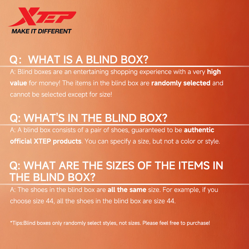 Xtep Hot Mystery Box For Men W - Men'S Shoes Limited Edition avaliação e preço