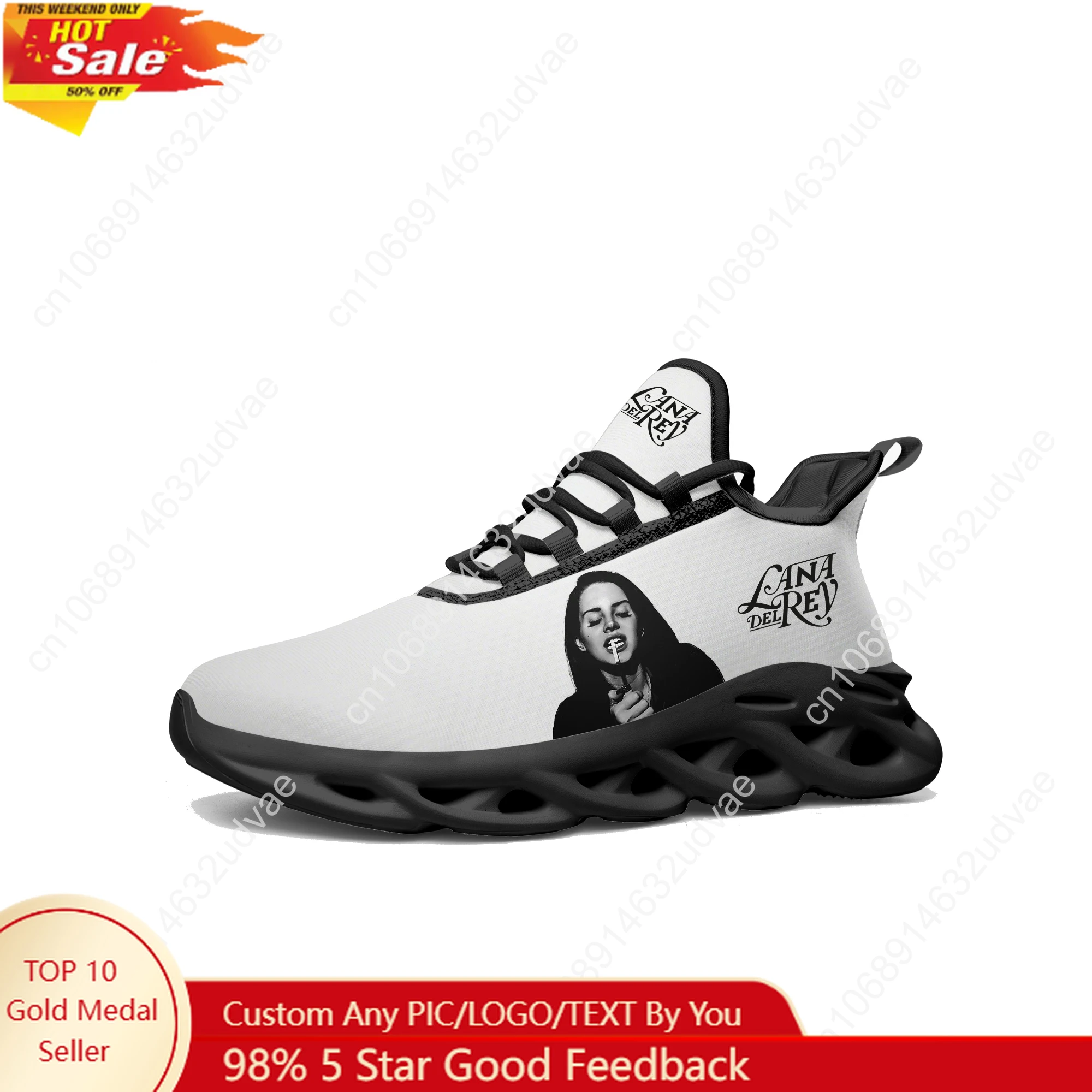 Lana Del Rey Singer Sports Sne - Men Shoes Black avaliação e preço