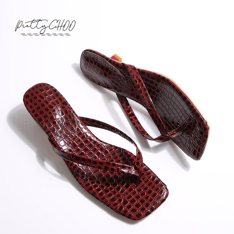 Crocodile Print Kitten Heel Fl - Men'S Shoes To Women'S Size avaliação e preço